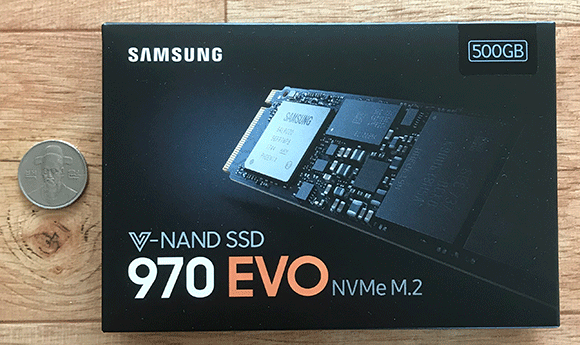 삼성전자 970 EVO 500GB M.2 NVMe MZ-V7E500BW 상자