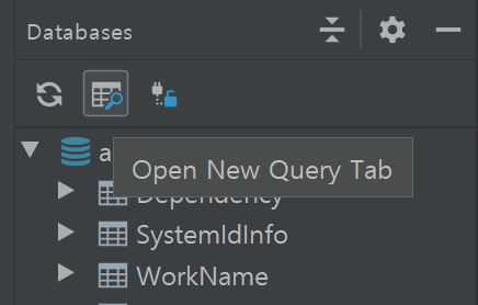 Open New Query Tab